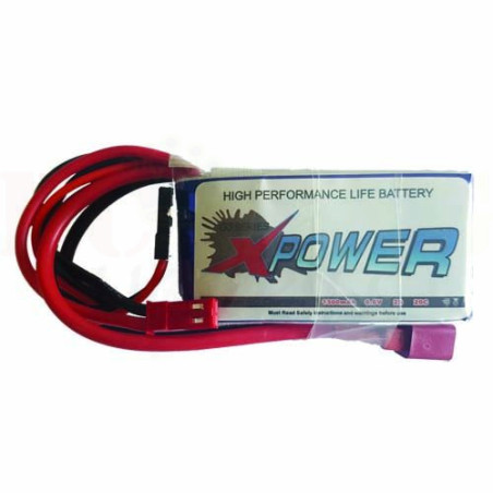 XPower 1300mah 20C 2S 6.6v for receiver