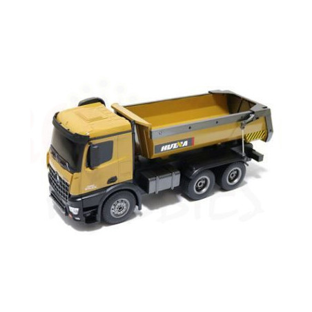 HUINA 1/14 10CH Alloy RC Dump Trucks Engineering Construction RTR