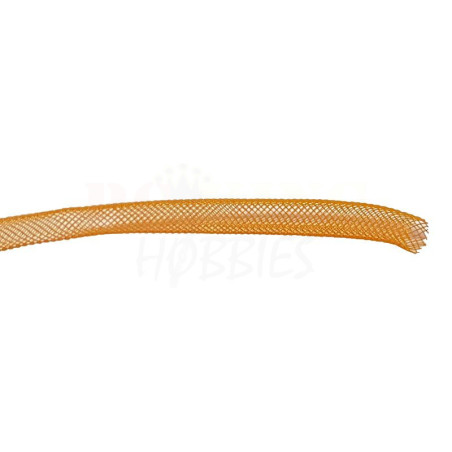 Expandable Braided Sleeve Covering 6mm (Orange)