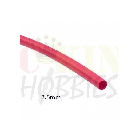 Red Heat Shrink 2.5mm x 500mm