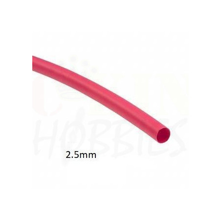 Red Heat Shrink 2.5mm x 500mm