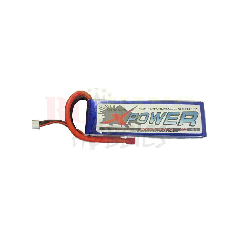 Xpower 3300Mah 14.8v 4S 45C Battery