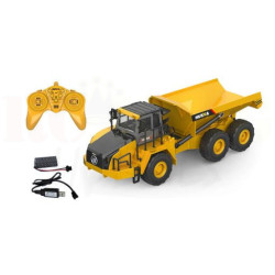 HuiNa 1568 Alloy Dump Truck Caterpillar Tractor (RTR)