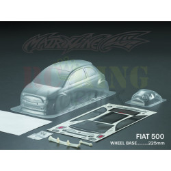 Fiat 500 Clear Body Shell