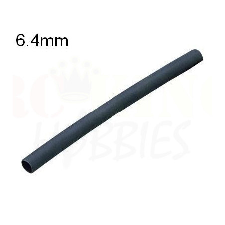 Black Heat Shrink 6.4mm x 500mm