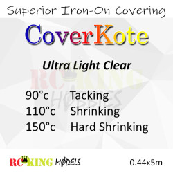 CoverKote Ultra Light Clear Iron-On Covering Film