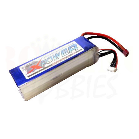 XPower 6s 5000mah 22.2v 45C Lipo