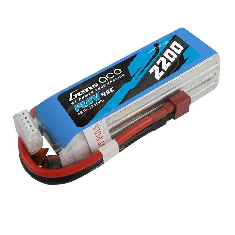 Gens Ace 2200Mah 14.8v 4S 45C Battery