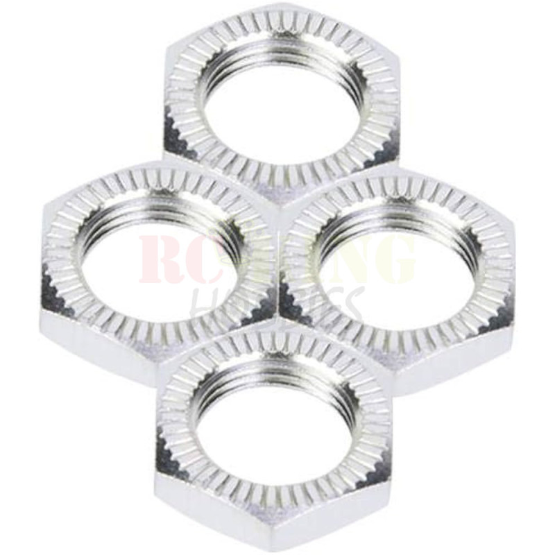 1/8 17mm Wheel Nuts Alloy Factory Style Nut (Silver)