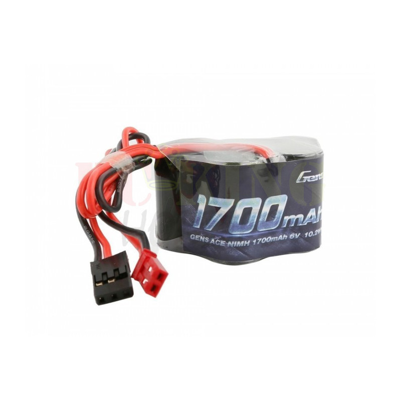 Gens Ace 1700mah 6v Hump Pack NiMH Battery (receiver battery)