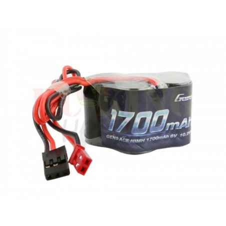 Gens Ace 1700mah 6v Hump Pack NiMH Battery (receiver battery)