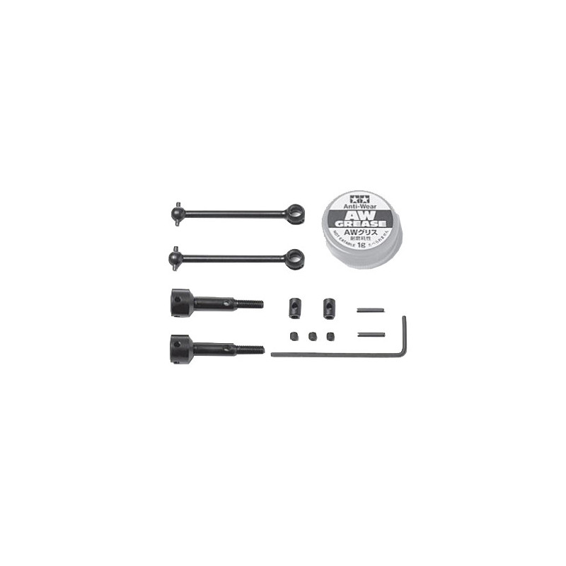 thumbnail image 2 of For Tamiya For TT01 For TT02 1/10 Metal Drive Shaft Gearbox Joint 2 of 12