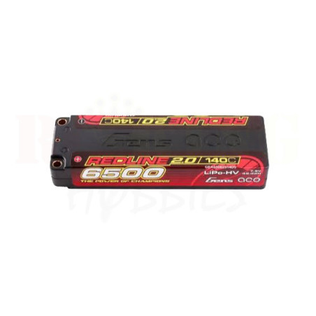 Gens Ace Redline 2.0 Series 6500mah 7.6v 140C HV Battery Pack