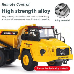 Huina 1553 1/18 Remote Control Dumper Truck with 9 Channels & LED Lights (RTR)