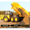Huina 1553 1/18 Remote Control Dumper Truck with 9 Channels & LED Lights (RTR)