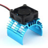 Aluminium Heatsink with Cooling Fan On Top for all 550 and 540 motors
