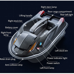 HONGXUNJIE HJ817 GPS Fishing Cruise Control RC Bait Boat