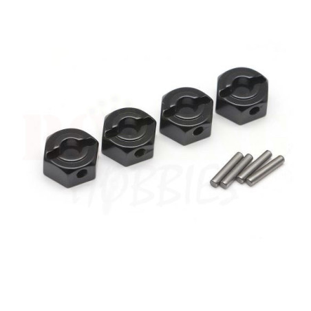 Aluminium Wheel Hex Nuts 12mm with Pins (102042)