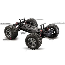 Blue Monster Truck Crusher Combo