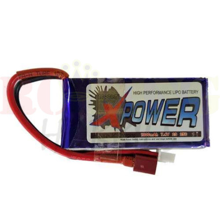 XPower 1300mah 2S 7.4v 25C Battery Pack