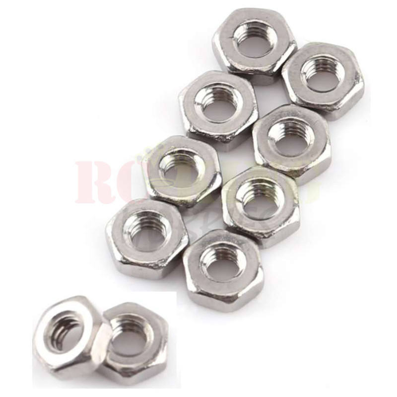 M2 Stainless Steel Hex-nuts