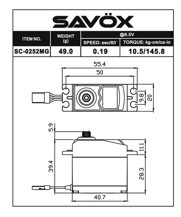 Savox 0252MG